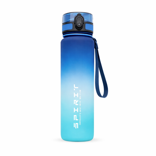 1 Liter Large Capacity Sports Water Bottle Leak Proof Colorful Plastic Cup Drinking Outdoor Travel Portable Gym Fitness Jugs