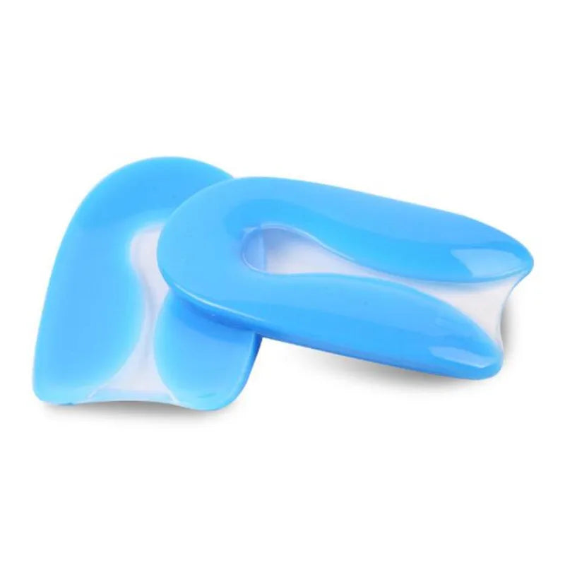 Gel Heel Cups for Heel Pain Relief - Silicone Heel Cushions for Plantar Fasciitis & Heel Spurs